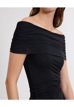 Vestido Para Mujer M/C Corto Color Negro Marca Ostu #40170318