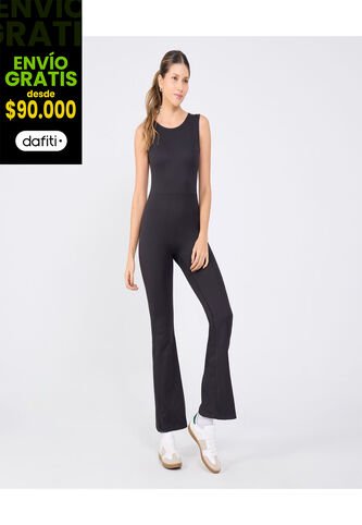 Enterizo Para Mujer Manga Sisa Color Negro Marca Ostu #40320114 Ostu