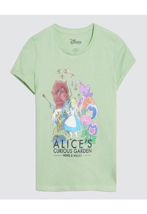 Camiseta Estampada De Alicia En El País De Las Maravillas