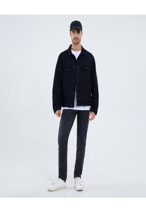 Jean Para Hombre Skinny Color Negro Marca Ostu #60160423