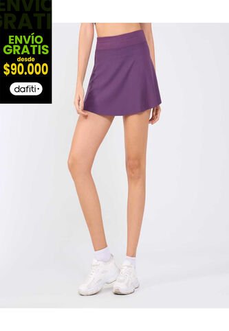 Falda Para Mujer Corto Color Morado Marca Ostu #40140148 Ostu