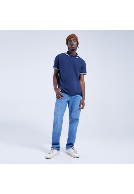 Jean Para Hombre Regular Color Azul  Marca Ostu #60160251