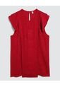 Blusa Para Mujer Manga Sisa Color Rojo Marca Ostu #40121017 de Ostu