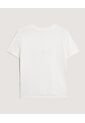Camiseta  Para Mujer Manga Corta Cuello Redondo Color Crema Marca Ostu #40092856 de Ostu