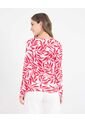 Camiseta  Para Mujer Manga Larga Cuello Redondo Color Rojo Marca Ostu #40092721 de Ostu
