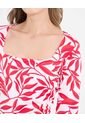 Camiseta  Para Mujer Manga Larga Cuello Redondo Color Rojo Marca Ostu #40092721 de Ostu