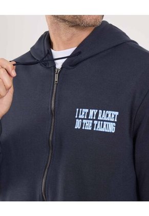 Buzo Para Hombre Zipper Color Azul Oscuro Marca Ostu #60060502