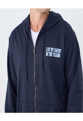 Buzo Para Hombre Zipper Color Azul Oscuro Marca Ostu #60060502