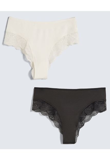 Panty Para Mujer Hipster Color Negro Marca Ostu #40800092