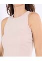 Camiseta  Para Mujer Crop Top Color Beige Marca Ostu #40092873 de Ostu