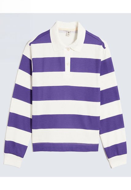 Buzo Infantil Niña Cuello Redondo Color Morado Marca Ostu #90060134