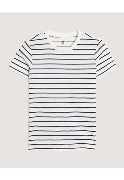Camiseta  Infantil Niño Manga Corta Cuello Redondo Color Crudo Marca Ostu #80098187