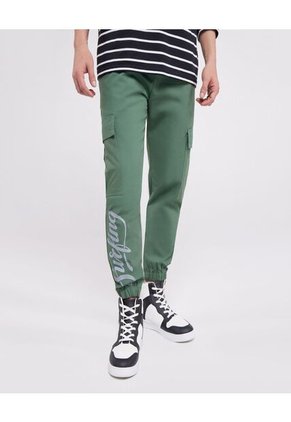 Pantalón  Para Hombre Jogger Color Verde Marca Ostu #60070190