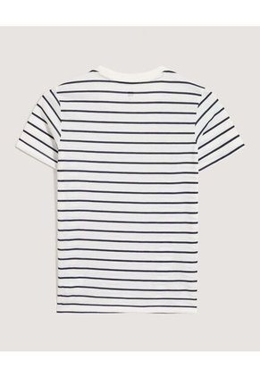 Camiseta Infantil Niño Manga Corta Cuello Redondo Color Crudo Marca Ostu #80098187