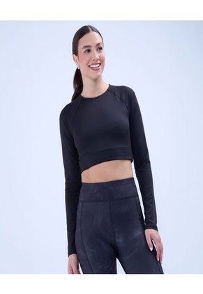 Crop Top Para Mujer Crop Top Color Negro Marca Ostu #40092370