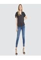 Blusa  Para Mujer Manga Corta Color Negro Marca Ostu #40120689 de Ostu