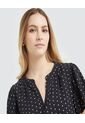 Blusa  Para Mujer Manga Corta Color Negro Marca Ostu #40120689 de Ostu