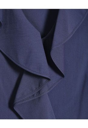 Blusa Para Mujer Manga Sisa Color Azul Marca Ostu #40120973