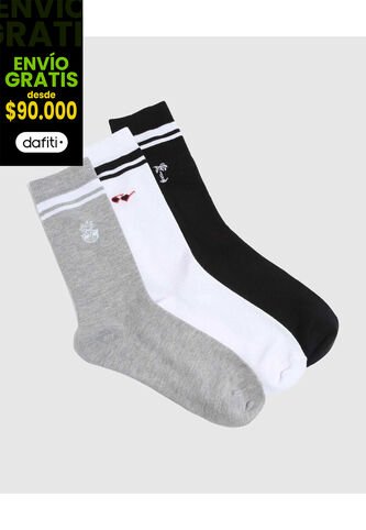 Medias Para Mujer Caña Larga Color Pack X Marca Ostu #40980222 Ostu