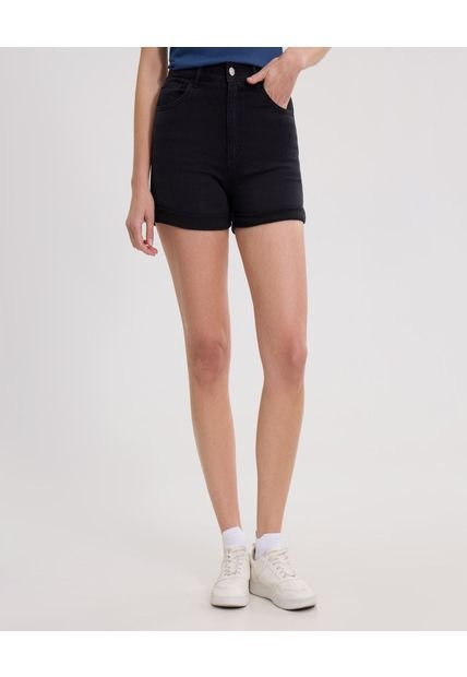 Short Para Mujer Mom Color Negro Marca Ostu #40190350