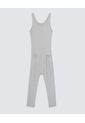 Enterizo  Para Mujer Manga Sisa Color Gris Marca Ostu #40320040 de Ostu