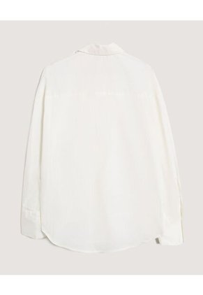 Camisa Para Mujer Manga Larga Color Crudo Marca Ostu #40018216