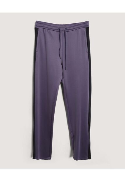Pantalón  Para Hombre Multiusos Punto Color Morado Marca Ostu #60070525