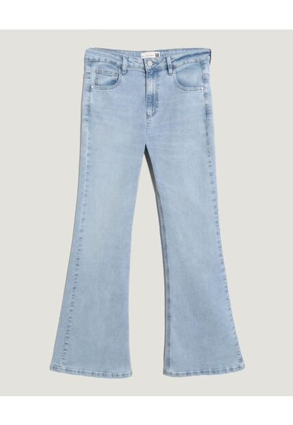 Jean  Para Mujer Skinny Flare Color Azul Marca Ostu #40169475