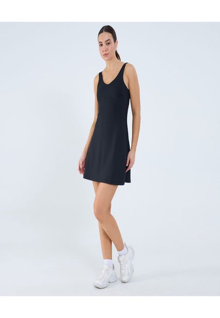 Enterizo Para Mujer Manga Sisa Color Negro Marca Ostu #40320123