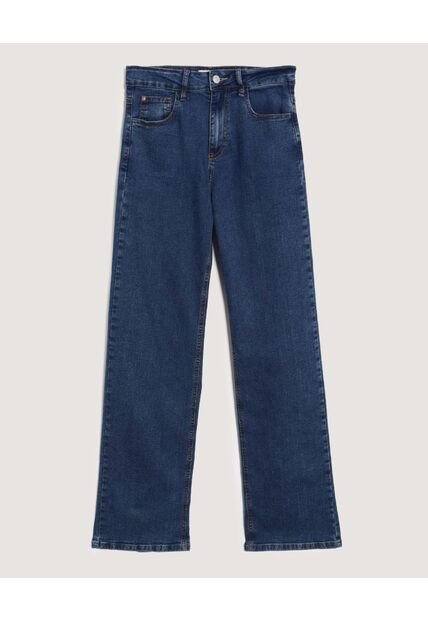 Jean  Para Mujer Straight Color Azul Marca Ostu #40169122