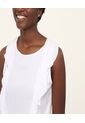 Blusa  Para Mujer Manga Sisa Color Blanco Marca Ostu #40120723 de Ostu