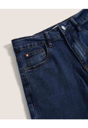 Jean  Para Mujer Straight Color Azul Marca Ostu #40169122