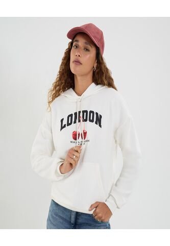 Buzo Para Mujer Hoodie Color Arena Marca Ostu #40060463 Ostu