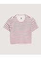 Camiseta  Infantil Niña Manga Corta Cuello Redondo Color Vino Marca Ostu #90098213 de Ostu