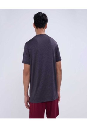 Camiseta Para Hombre Manga Corta Color Gris  Marca Ostu #60091348