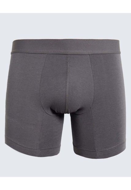 Pantaloncillo Para Hombre Boxer Filete Corto Algodón Color Gris Marca Ostu #60000475