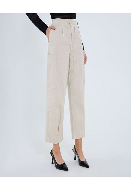 Pantalón Para Mujer Moda Color Beige Marca Ostu #40070822