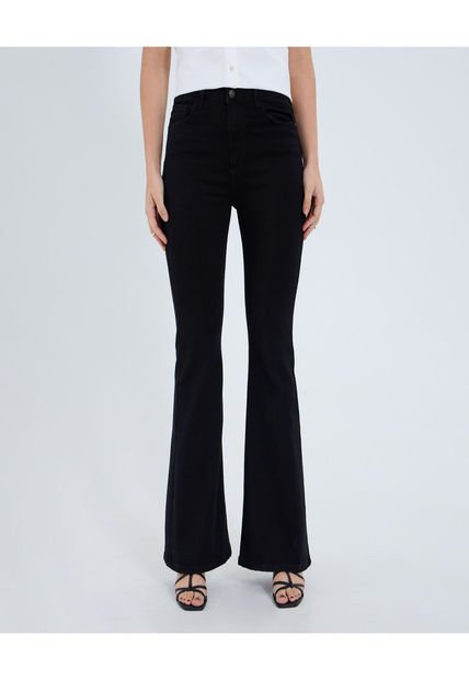 Jean Para Mujer Flare Color Negro Marca Ostu #40160573