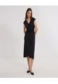 Vestido Para Mujer M/Sisa Medio Color Negro Marca Ostu #40170310 de Ostu