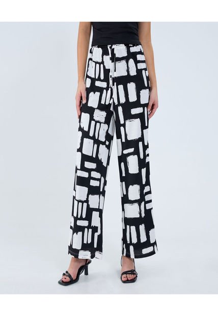 Pantalón Para Mujer Moda Color Negro Marca Ostu #40070782