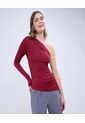 Camiseta Para Mujer Manga Larga Color Vino Marca Ostu #40092311 de Ostu
