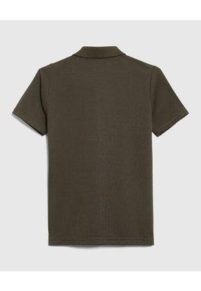 Polo Infantil Niño Manga Corta Color Verde Marca Ostu #80110107