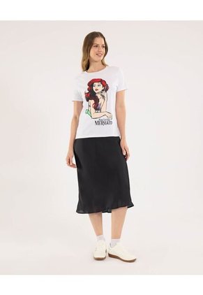Camiseta Con Estampado De La Sirenita De Mujer #40091909