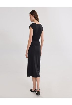 Vestido Para Mujer M/Sisa Medio Color Negro Marca Ostu #40170310