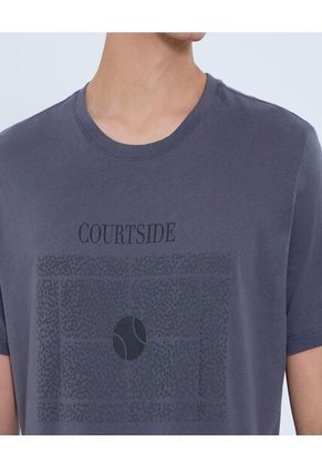 Camiseta Para Hombre Manga Corta Color Gris Marca Ostu #60091557