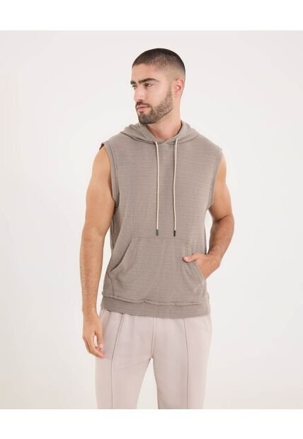 Buzo Para Hombre Hoodie Color Beige Marca Ostu #60060546