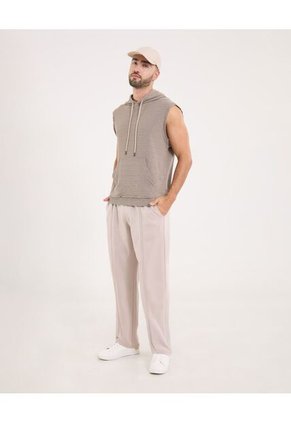 Buzo Para Hombre Hoodie Color Beige Marca Ostu #60060546