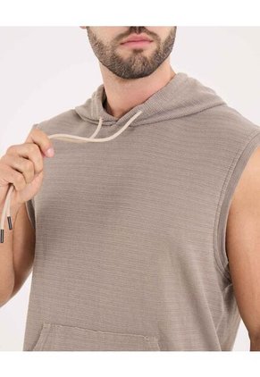 Buzo Para Hombre Hoodie Color Beige Marca Ostu #60060546