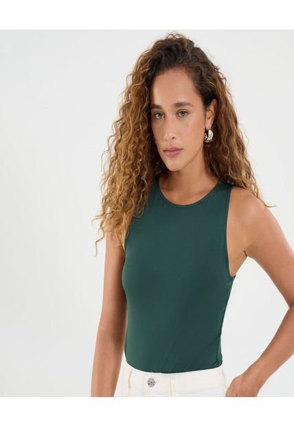 Body Para Mujer Manga Sisa Color Verde Marca Ostu #40200181