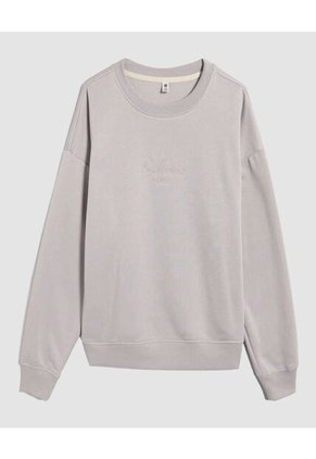 Buzo Para Mujer Cuello Redondo Color Beige Marca Ostu #40060343